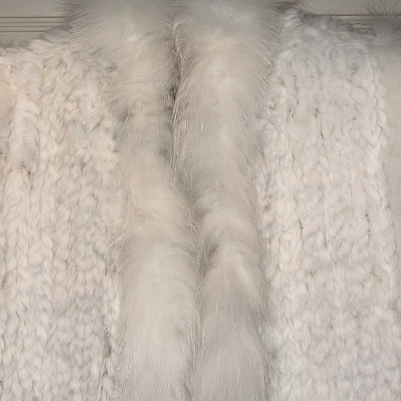 Belle Fare Vintage rabbit fox fur vest - Picture 11 of 11